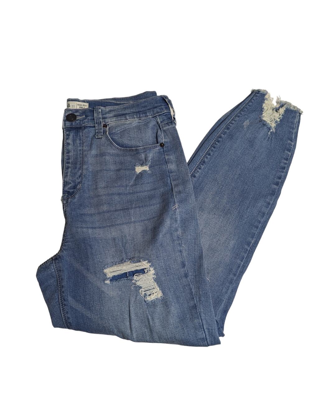 Mudd High Rise Ankle Jegging Jeans FLX Stretch Size 11